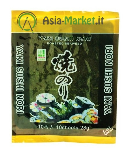 Alghe yaki sushi nori Qualità Oro - JHfoods 10 fogli - €4.49 :  , L'Asia sotto casa!