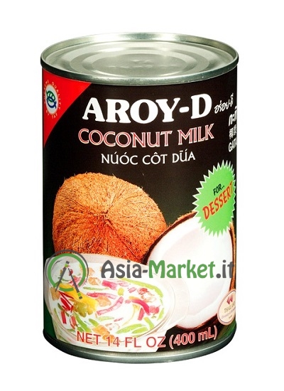 Latte di cocco per dessert Aroy-D - 400ml