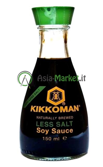 Salsa di soia less salt - Kikkoman 150ml. - €3.50 : , L'Asia  sotto casa!