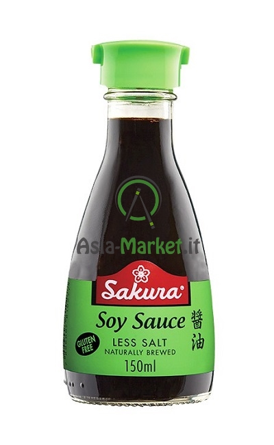 Salsa di soia senza glutine con meno sale - Sakura 150 ml