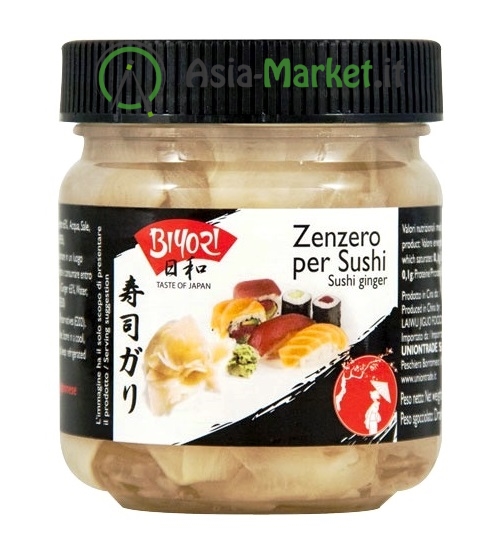 Zenzero in salamoia per sushi - Biyori 190 g. - €3.50 : ,  L'Asia sotto casa!
