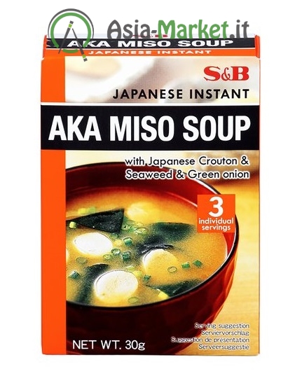 Zuppa di Miso Aka rosso istantanea - S&B 30g. (3x10g.) - €3.50