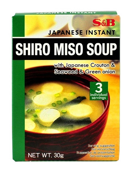 Zuppa di Miso Shiro istantanea - S&B 30g. (3x10g.) - €3.50 :  , L'Asia sotto casa!